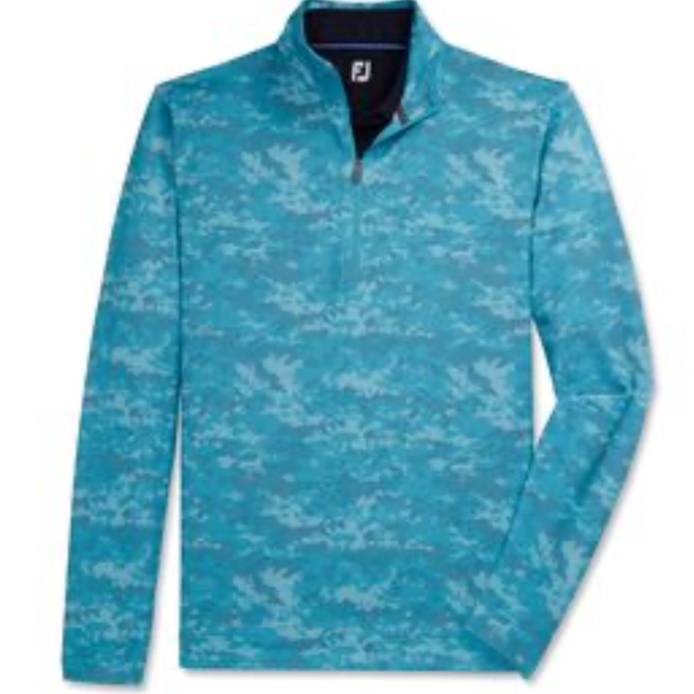 FootJoy Cloud Camo Print Mid-Layer Pullover